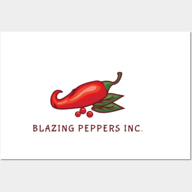 Blazing Peppers Inc. Wall Art by AnySue